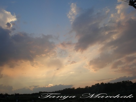 вечірнє небо